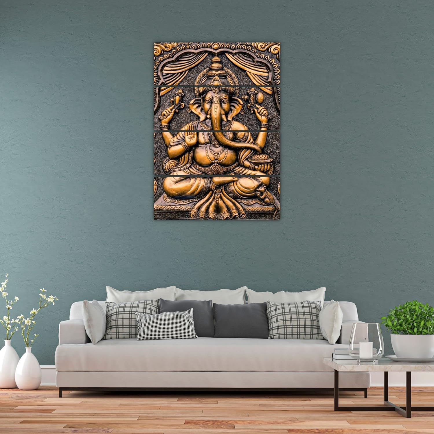 inep-b0bbpjclkx-ganesha-tastic-4-frame-wall-art-showcasing-four-brown-wooden-frames-with-vibrant-ganesha-prints.jpg